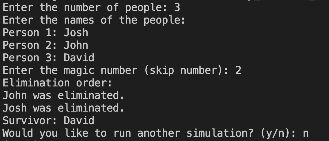 Lucky Number Survivor